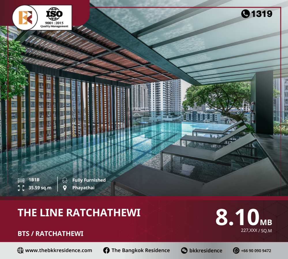 For SaleCondoRatchathewi,Phayathai : Prime location: the line ratchathewi, near bts ratchathewi