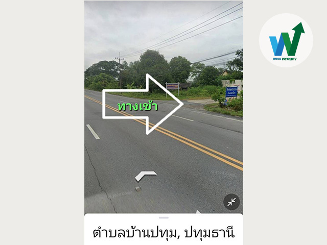 For SaleLandPathum Thani,Rangsit, Thammasat : Urgent sale of vacant land, a plot of land in the Greenwood Park community, size 170.4 sq m, can be used as a warehouse, storage, electricity available, near Pathum Thani-Bang Pa-in Road.