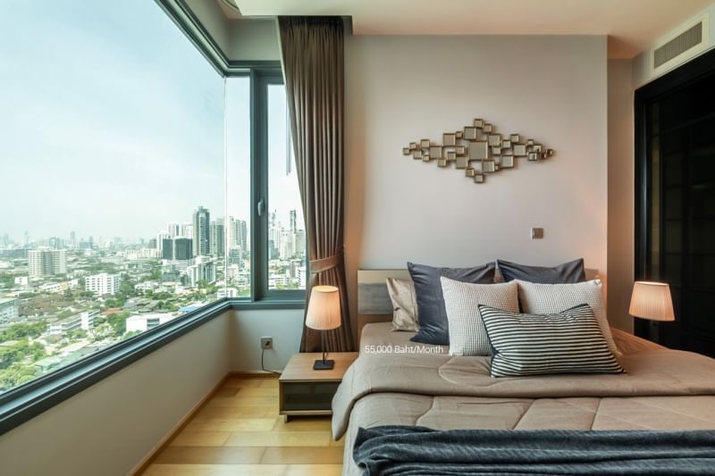 For RentCondoSukhumvit, Asoke, Thonglor : Keyne By Sansiri ✨Only 55,000 baht/month, 1 bedroom, high floor📞083-601-0968 Line : @pukkhome (with @)