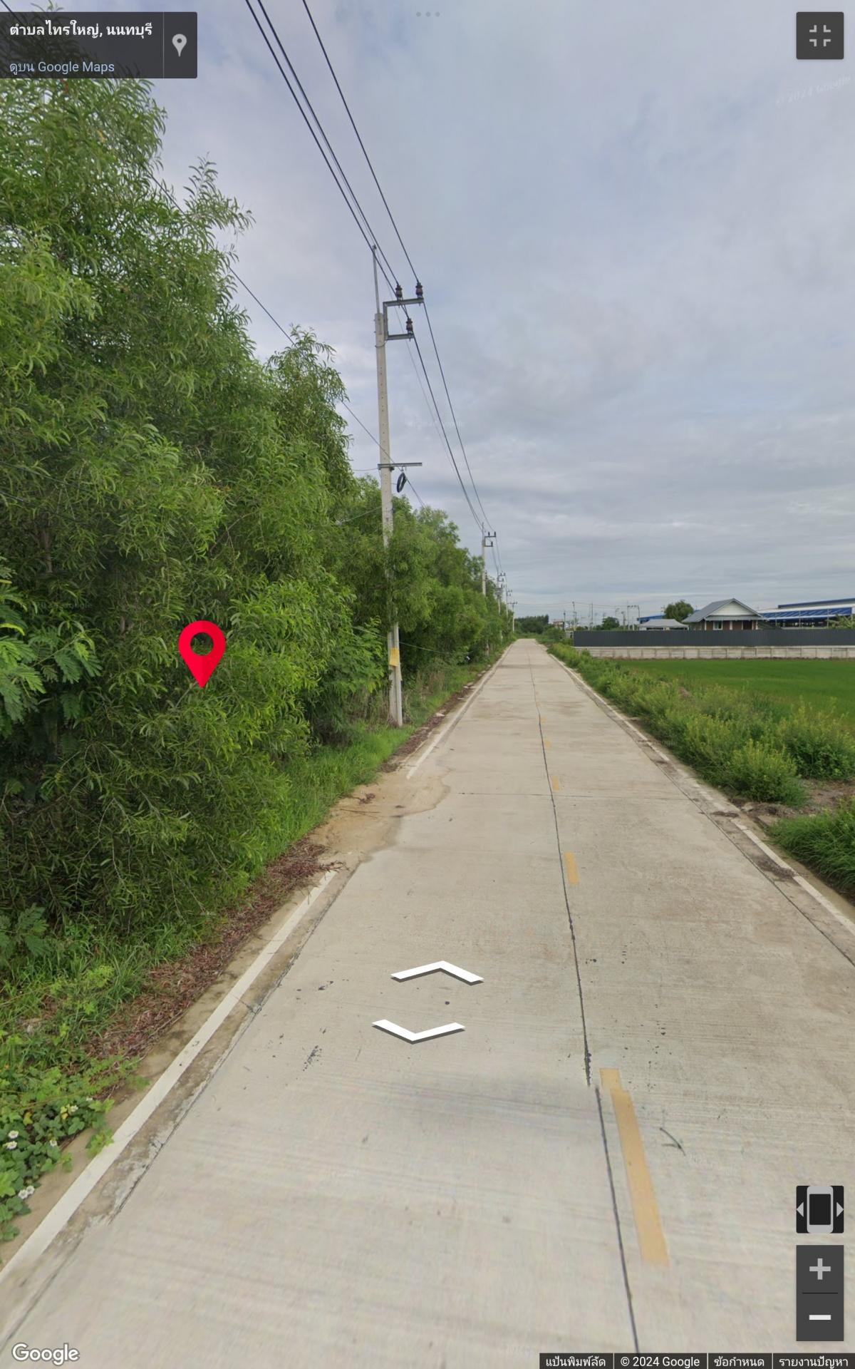 For SaleLandNonthaburi, Bang Yai, Bangbuathong : Land for sale, beautiful view, 1 rai, Sai Noi, Nonthaburi, beginning of Soi 340, square plan, wide frontage, on concrete road, very good price, free transfer