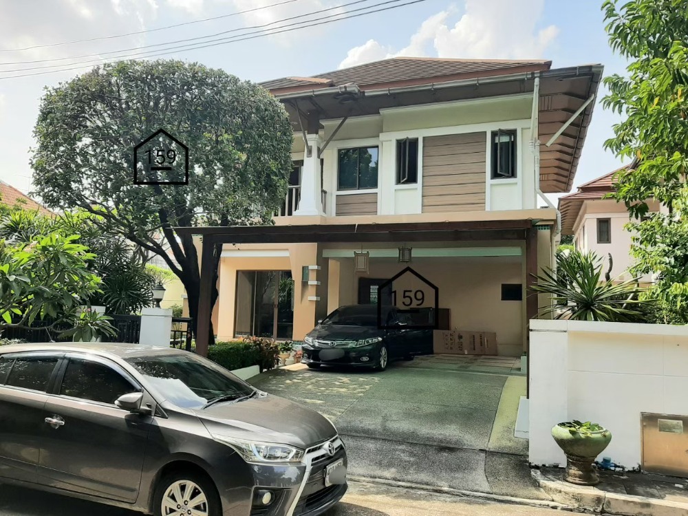 For RentHouseChaengwatana, Muangthong : For rent: corner house, fully furnished, ready to move in, near Dhurakij Pundit University, The Mall Ngamwongwan, near expressway