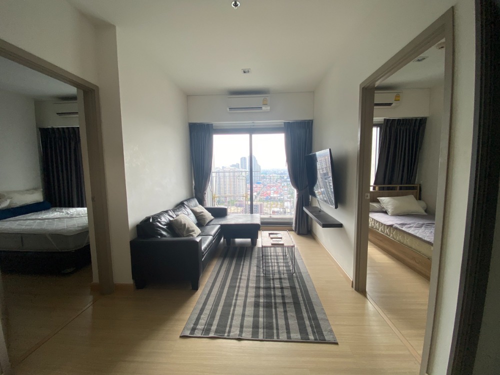 For RentCondoOnnut, Udomsuk : Whizdom Connect for rent, 2 bedrooms, 38 sq m, near BTS Punnawithi, True Digital Park