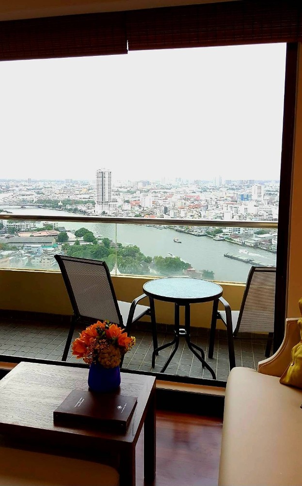 For RentCondoWongwianyai, Charoennakor : For rent 2 bedrooms, High floor with River view at Baan Chaopraya Condominium (Baan Chaopraya Condominium)