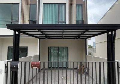 For RentTownhouseBangna, Bearing, Lasalle : R2142 Townhouse for rent, Altitude Craft Bangna Village (vacant), near MEGA Bangna