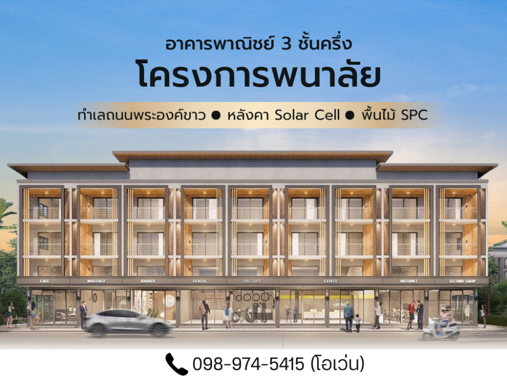 For SaleShophousePhitsanulok : Commercial Building Near Wat Yai in the Heart of Phitsanulok