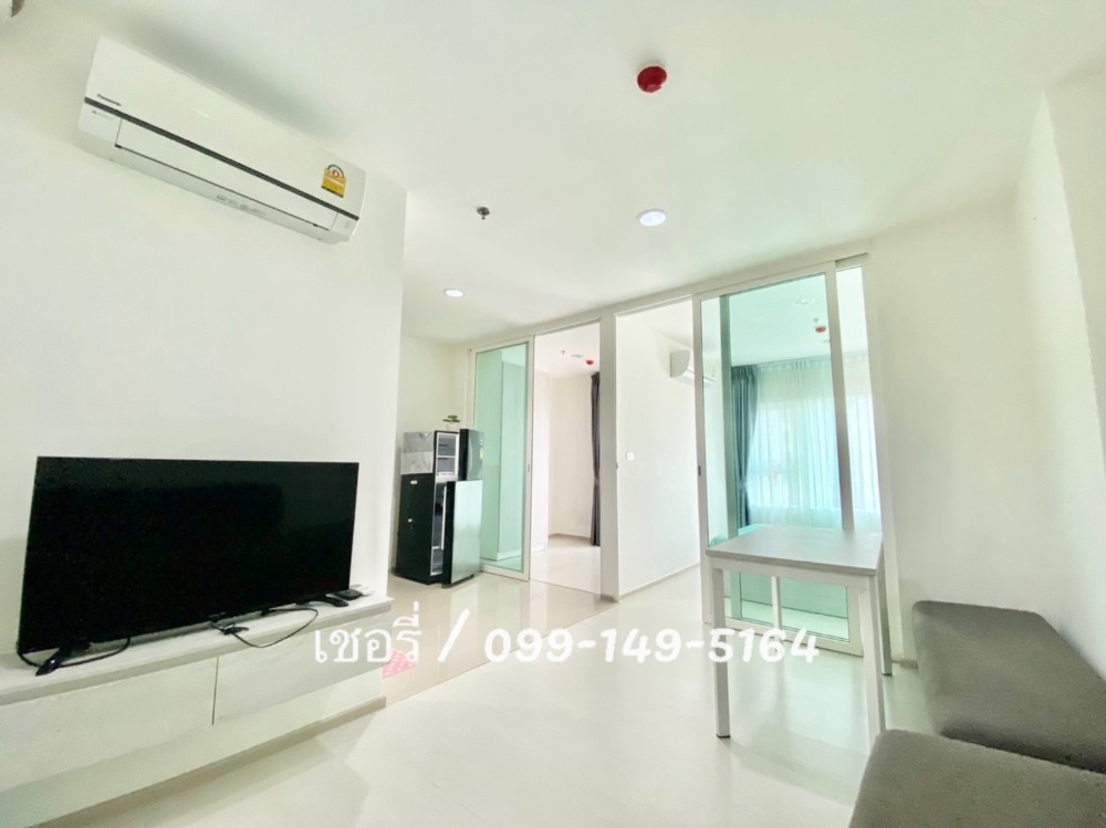 For RentCondoSamut Prakan,Samrong : Rent Aspire Erawan, large room (One Bed Plus), fully furnished, full common area, next to BTS Erawan / Call 099-149-5164