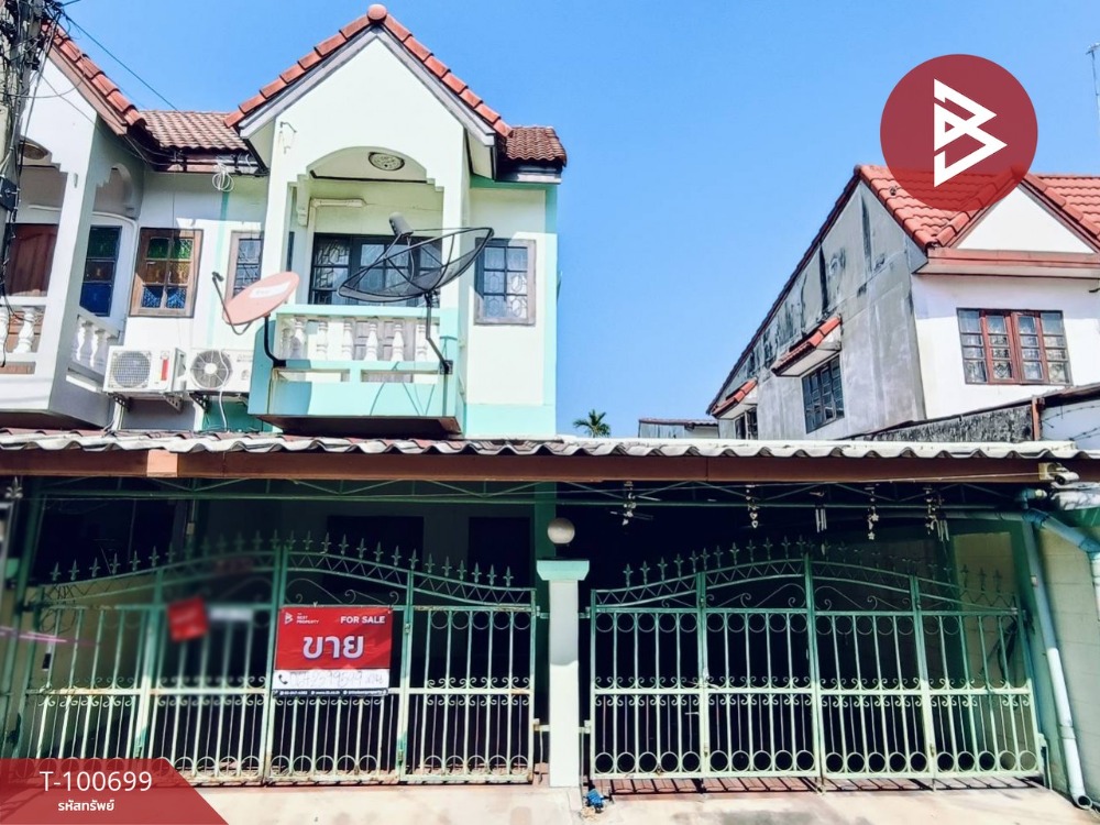 For SaleTownhouseMahachai Samut Sakhon : Townhouse for sale, area 28 square wah, Krathum Baen, Samut Sakhon