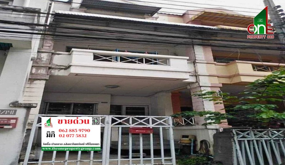 For SaleTownhouseBang kae, Phetkasem : 3-storey townhouse, Sinthap Nakhon Garden Village, on Kanchanaphisek Road, Soi 6/2, Lak Song Subdistrict, Nong Khaem District, Bangkok.