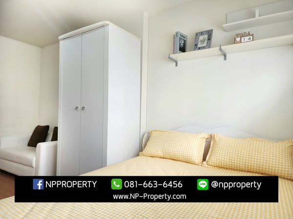 For SaleCondoPattaya, Bangsaen, Chonburi : Condo for sale Lumpini Chonburi, beautiful room with washing machine