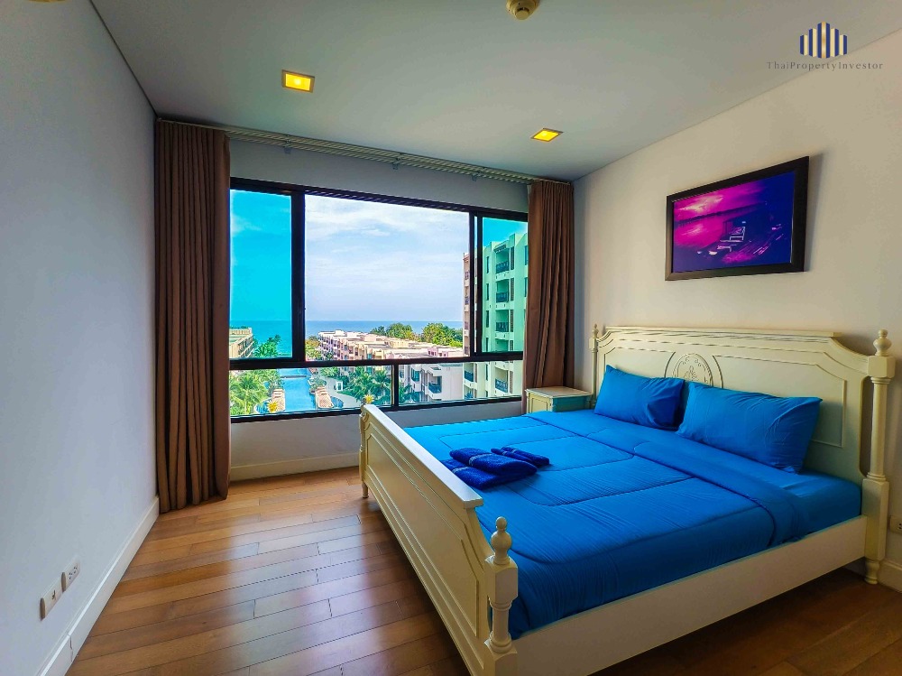 For SaleCondoHuahin, Prachuap Khiri Khan, Pran Buri : Luxurious Beyond Compare! Marrakesh Huahin Residences, 134.32 sq.m., 6th Floor, Stunning 180° Sea View, 3 Bedrooms, 2 Bathrooms. Your Dream Vacation Home by Hua Hin Beach Awaits! Act Now!