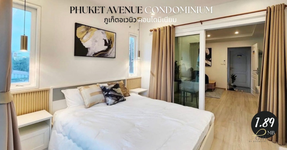 For SaleCondoPhuket : Phuket Avenue Condominium 📍Near Phuket Wittayalai School, Central Festival Phuket, Phuket Wittayalai School and Vachira Phuket Hospital.