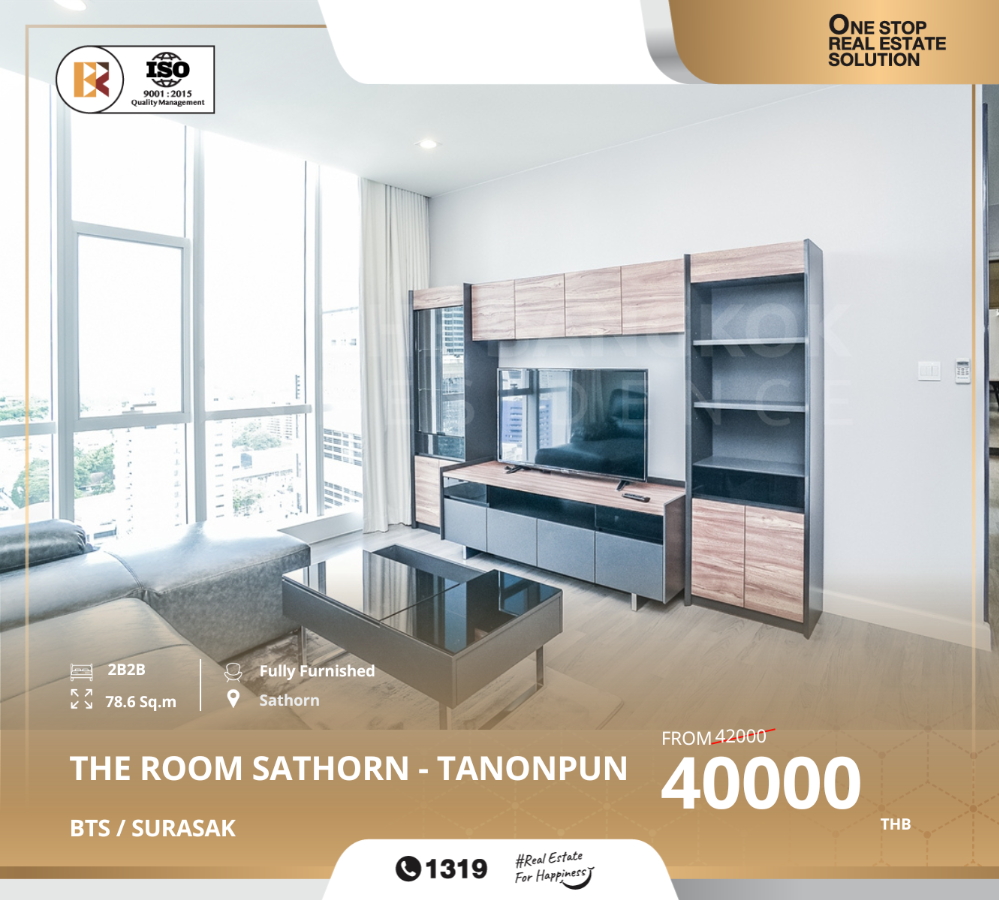 For RentCondoOnnut, Udomsuk : Hurry and book now! the room sathorn - tanonpun near bts surasak