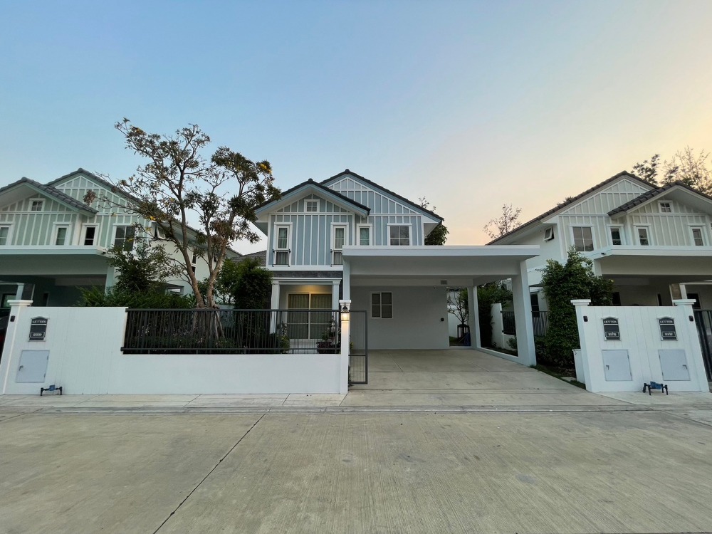 For SaleHousePathum Thani,Rangsit, Thammasat : Single house for sale, Villaggio Rangsit-Klong 4 (Villaggio Rangsit-Klong4)