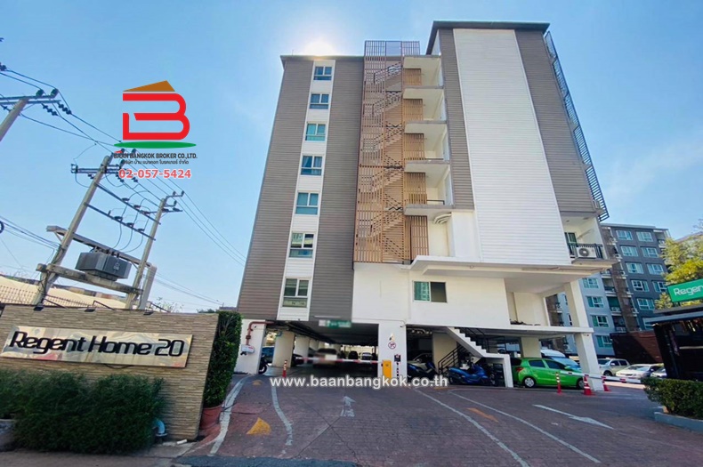 For SaleCondoBang Sue, Wong Sawang, Tao Pun : For sale/rent: Condominium Regent Home 20 (Soi Prachachuen 16), area 30.2 sq m., near Lotus Prachachuen, Prachachuen Road, Bang Sue Subdistrict, Bang Sue District, Bangkok