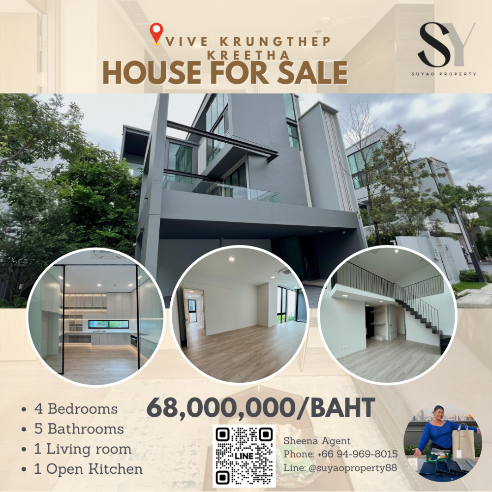 For SaleHousePattanakan, Srinakarin : 🏡VIVE Krungthep Kreetha 🏡