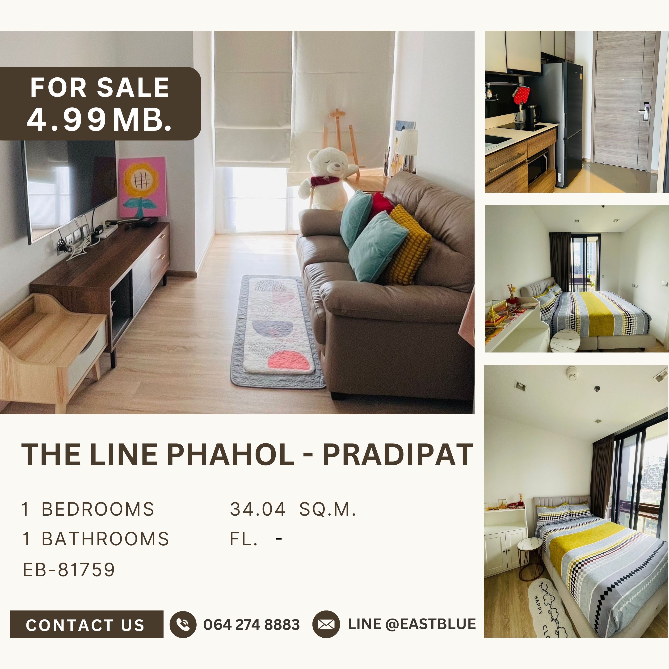 For SaleCondoSapankwai,Jatujak : THE LINE Phahol - Pradipat ห้องสภาพดี ราคาถูก 4.99 MB.