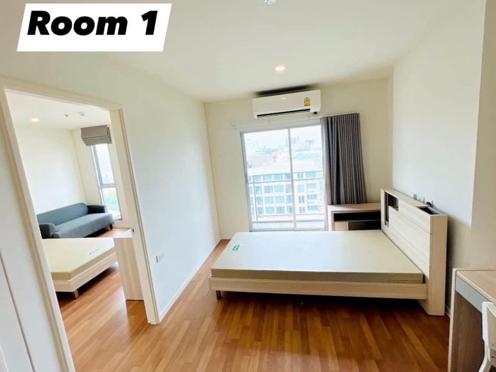 For RentCondoKasetsart, Ratchayothin : Condo for rent The Selected Kaset - Ngamwongwan (The Selected Kaset - Ngamwongwan) 💥Just cross the skywalk in front of the condo to Kasetsart University, Pratu Ngam 3 / near BTS Kasetsart University, 2 rooms, total room size 30 sq m, 2 beds, 1 bath room, 