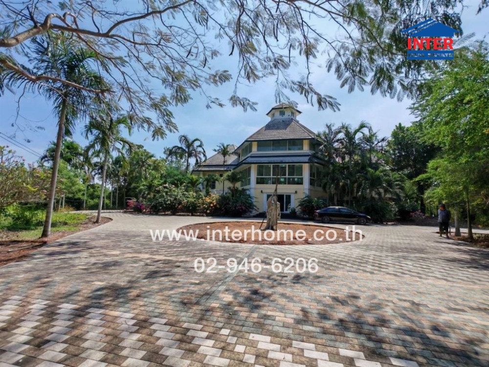 For SaleHouseChachoengsao : 2-storey detached house, 11 rai, 289 sq m., Dom Duangsamorn Mansion, Road 304, Chachoengsao-Kabin Buri, Lat Phrao 2 Road, Khlong Khuen, Chachoengsao