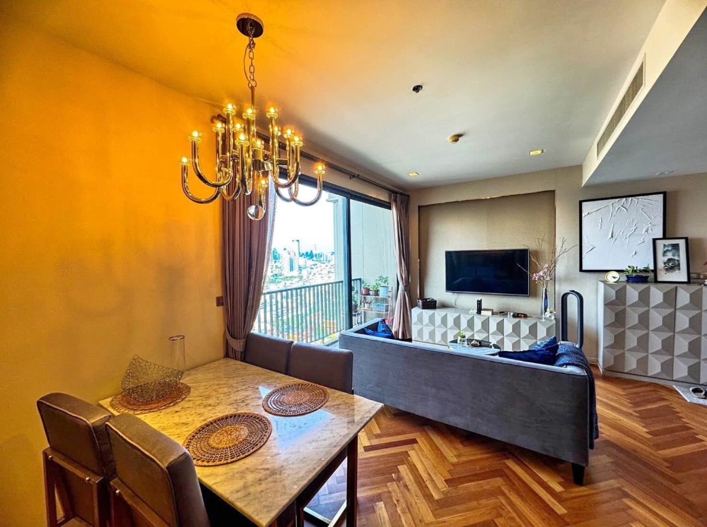 For SaleCondoWongwianyai, Charoennakor : Condo for sale Nye by Sansiri (Nye by Sansiri) beautiful view, 2 bedrooms, 61 sq m., 26th floor, condo next to BTS Wongwian Yai Station, near Sathorn