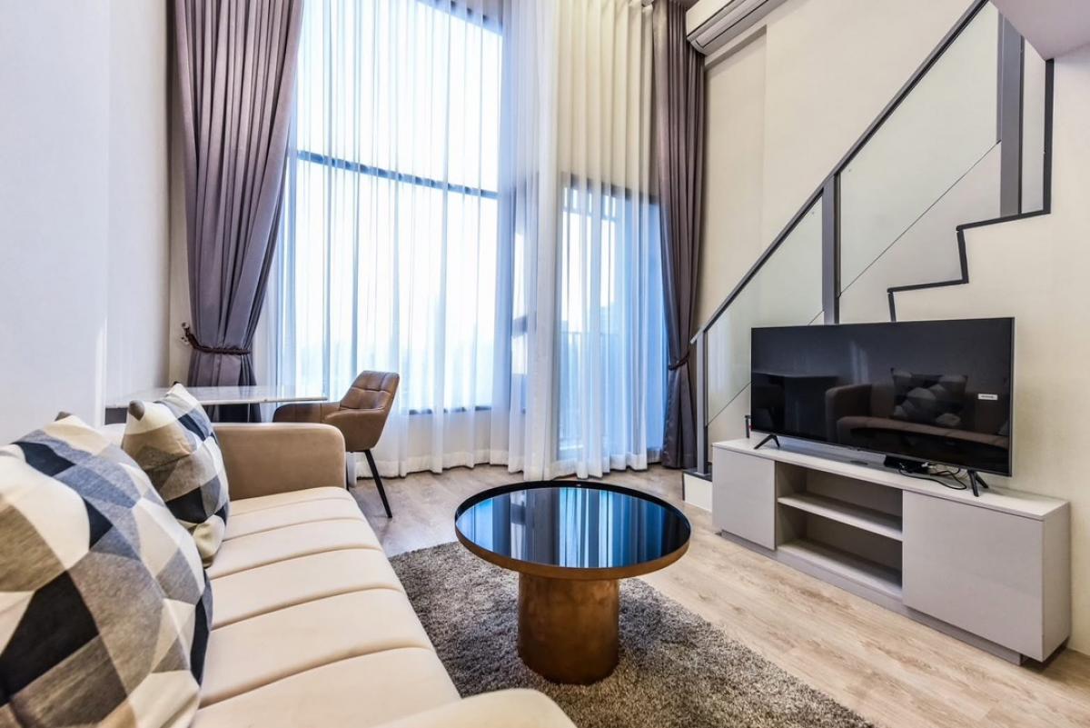 For RentCondoRatchadapisek, Huaikwang, Suttisan : Soho Bangkok Ratchada Duplex type, beautiful and luxurious room, only 200 meters from MRT Huai Khwang 🌃⭐️⭐️⭐️