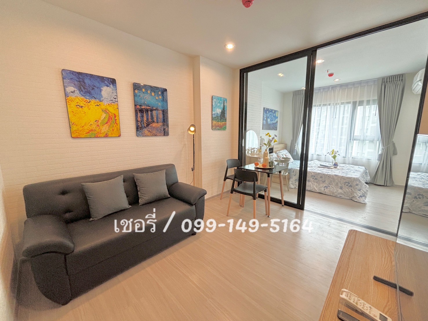 For RentCondoSamut Prakan,Samrong : Rent Aspire Erawan Prime. The room is beautiful south, good wind with complete furniture. The central part is full. Next to BTS Erawan / call 099-149-5164