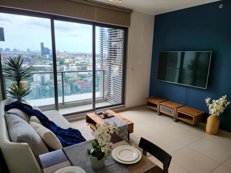 For RentCondoSukhumvit, Asoke, Thonglor : Condo For Rent The Lofts Ekkamai 1 Bedroom 1 Bathroom 45 sqm