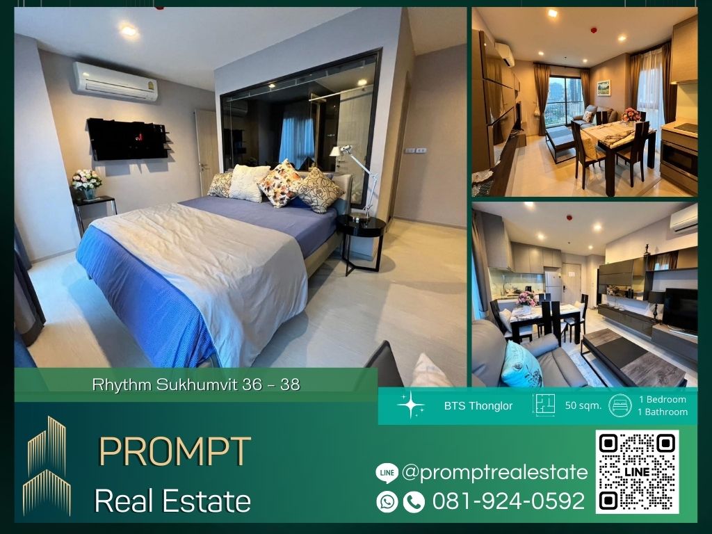 For RentCondoSukhumvit, Asoke, Thonglor : QR03971 - Rhythm Sukhumvit 36 - 38 :  ริทึ่ม สุขุมวิท 36 - 38 - BTS Thonglor / BTS Ekkamai / BTS Phrom Phong