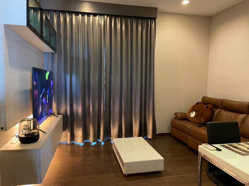 For RentCondoRama9, Petchburi, RCA : Condo For Rent Q Asoke 1 Bedroom 1 Bathroom 45 sqm