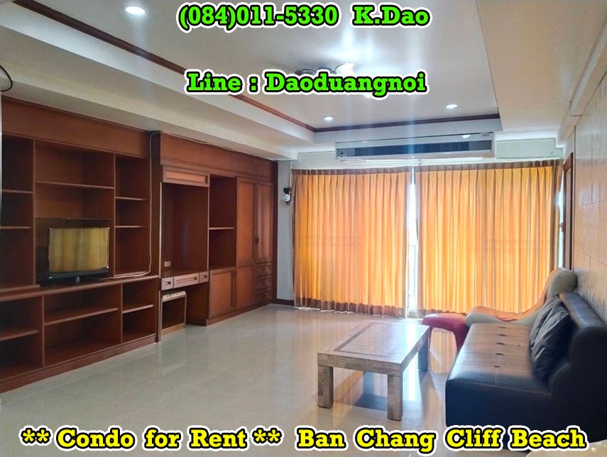 For RentCondoRayong : #2-Bedroom Condo *** Condo for Rent *** #Ban Chang Cliff Beach