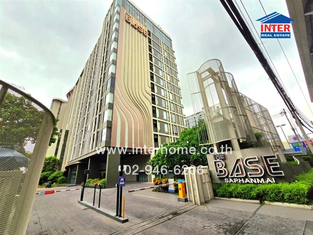 For SaleCondoVipawadee, Don Mueang, Lak Si : Condominium 24.84 sq.m. The Base Saphan Mai, near Theparak Intersection, Phahonyothin Road, Theparak Road, Bangkhen District, Bangkok