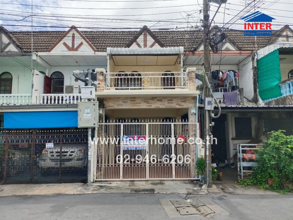 For SaleTownhouseNawamin, Ramindra : 2-storey townhouse, 16 sq m, Ammarin Niwet Village 2, Soi Nawamin 90, Ram Intra Road, Nawamin Road, Khan Na Yao District, Bangkok