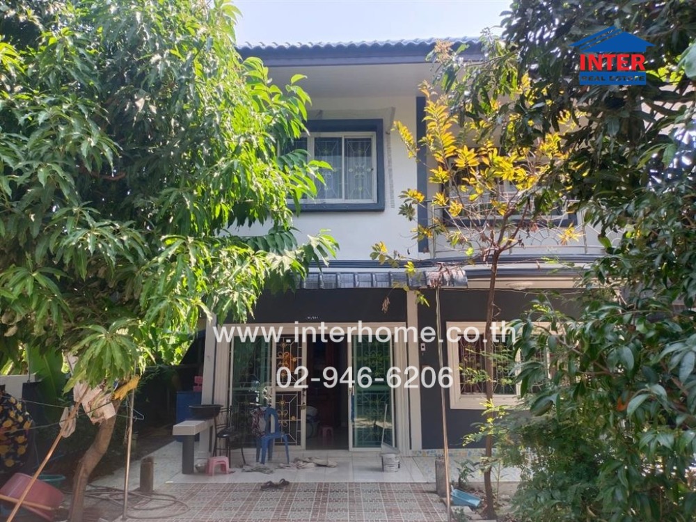 For SaleHousePathum Thani,Rangsit, Thammasat : 2-storey detached house, 65.4 sq.w., Mooban Yoocharoen Project 3, Lam Luk Ka Road, Phra Ong Chao Sai Khlong 4 Road, Lam Luk Ka, Pathum Thani