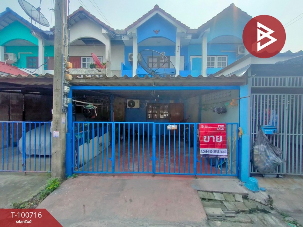 For SaleTownhouseMahachai Samut Sakhon : Townhouse for sale, Village No. 5, Tha Sai, Samut Sakhon