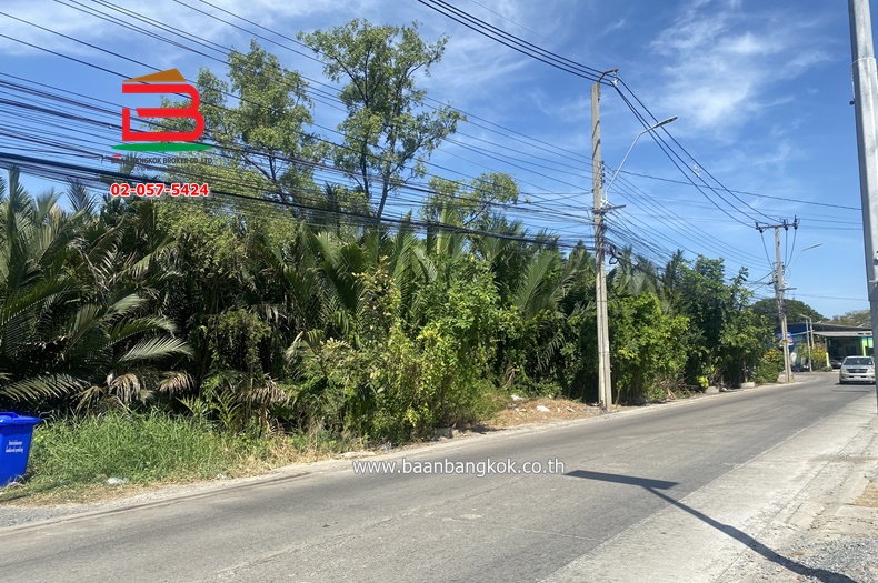 For SaleLandSamut Prakan,Samrong : Vacant land, area 2 rai, Wat Yai-Khu Sang (Suk Sawat Soi 100), Suk Sawat Road, Nai Khlong Bang Pla Kot Subdistrict, Phra Samut Chedi District, Samut Prakan Province