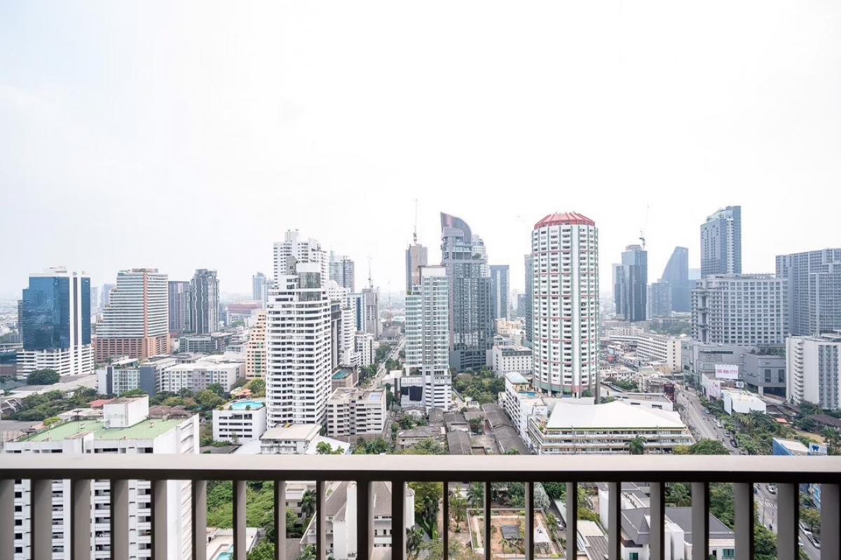 ให้เช่าคอนโดสุขุมวิท อโศก ทองหล่อ : Quattro thonglor corner unit 1 bed biggest size to rent 35,000