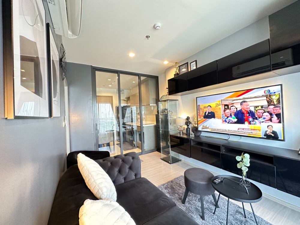 For RentCondoRama9, Petchburi, RCA : Condo for rent Life Asoke Hype 1 bedroom, beautiful room, fully furnished