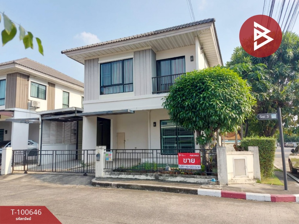 For SaleHouseRama5, Ratchapruek, Bangkruai : Single house for sale, Modi Villa Village, Pinklao-Wongwaen, Bang Kruai, Nonthaburi