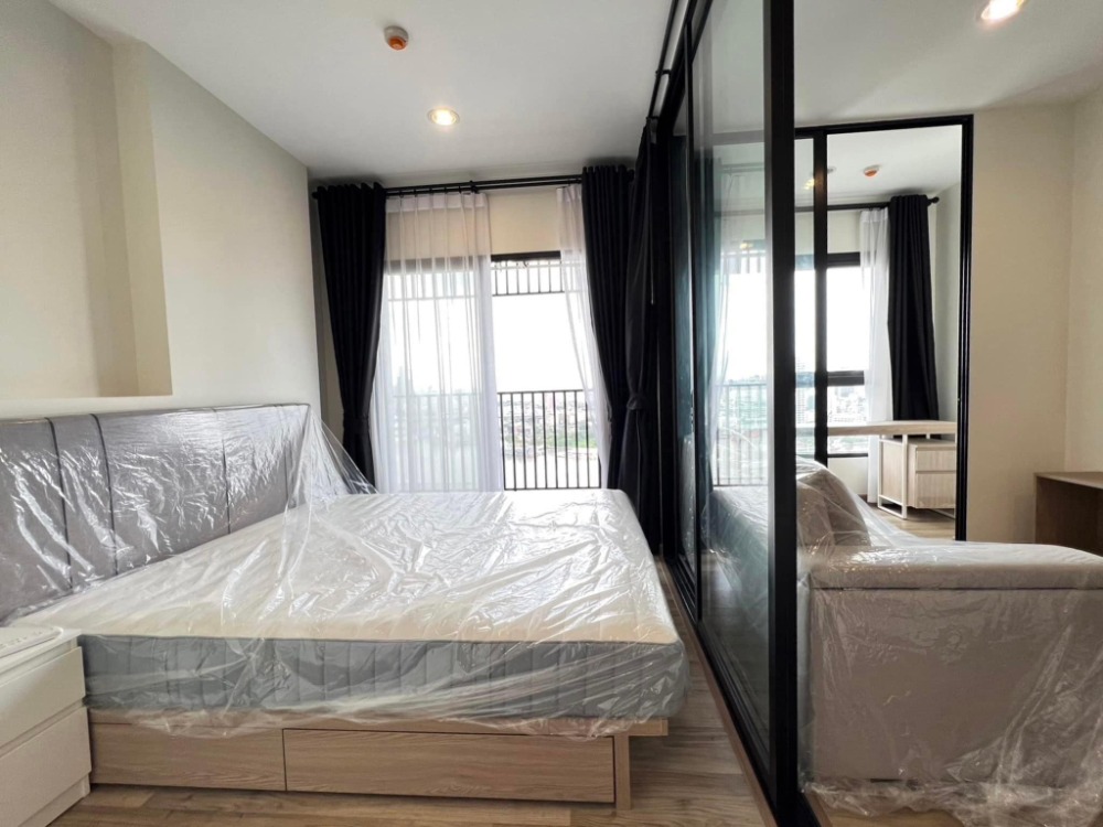 For RentCondoWongwianyai, Charoennakor : Condo for rent Niche Mono Charoen Nakhon, new room, 1 bedroom, beautiful room, fully furnished