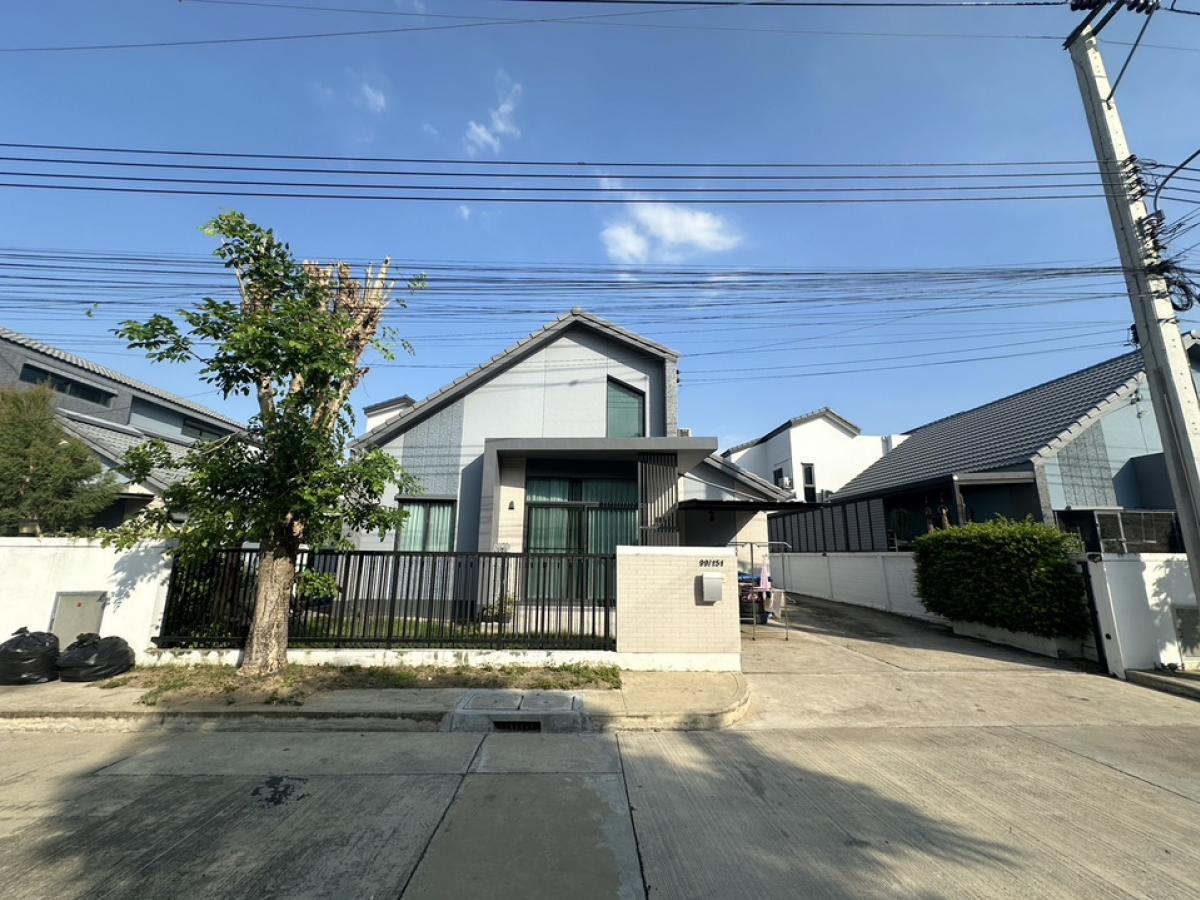 For SaleHouseLadkrabang, Suwannaphum Airport : Single house with furniture at cost price😍 Vario Suvarnabhumi Village (Vario Suvarnabhumi) Loft model