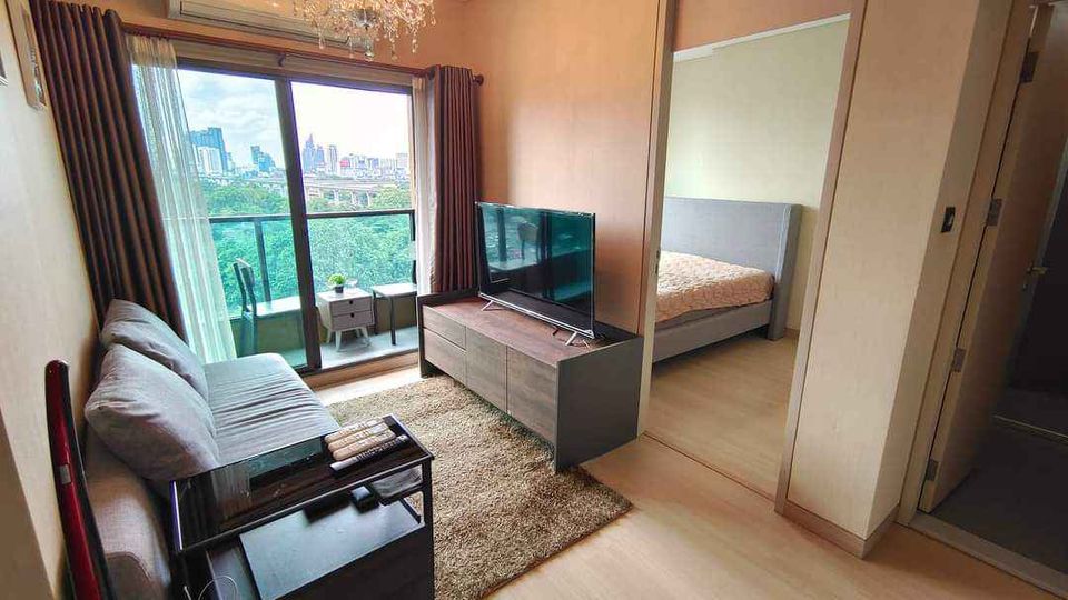 For SaleCondoRama9, Petchburi, RCA : Urgent sale!! Lumpini Suite Petchburi-Makkasan, 12th floor, 2 bedrooms, size 40 sq m, near MRT Petchburi station