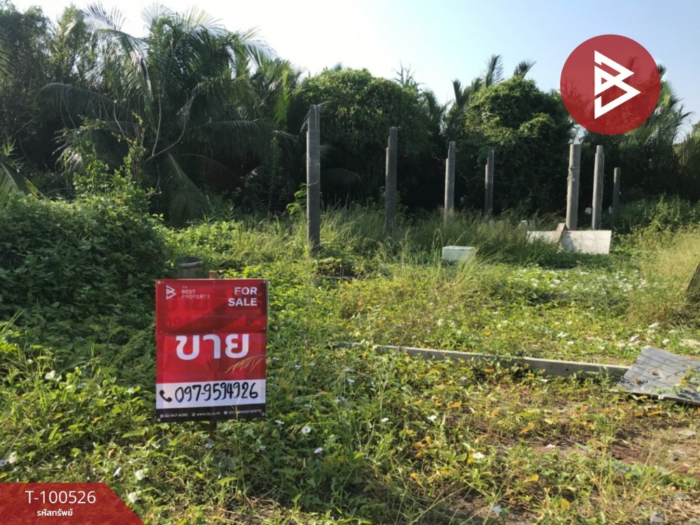 For SaleLandSamut Songkhram : Land for sale, area 82 sq.wa, Bang Khan Taek, Samut Songkhram