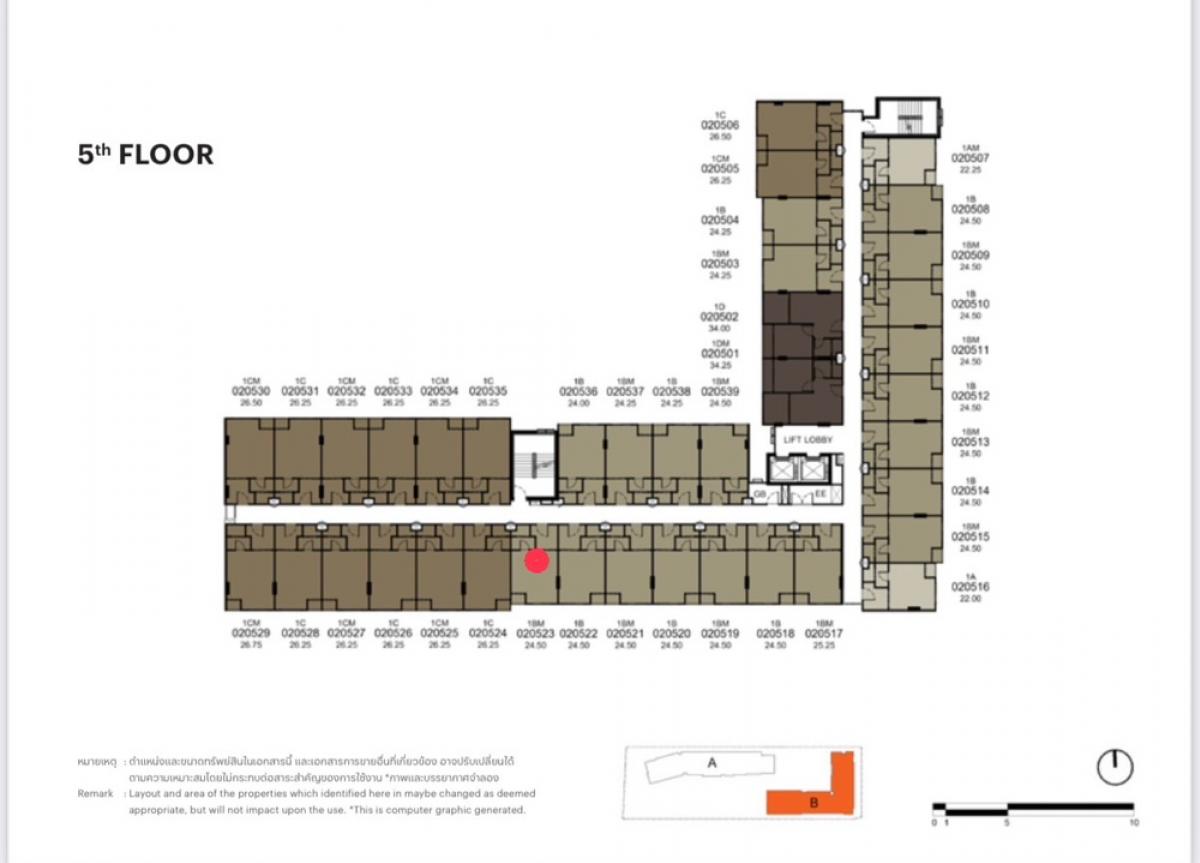 Sale DownCondoPathum Thani,Rangsit, Thammasat : Selling down payment, De Hype Rangsit, size 24 Sq.m., room 020523, south side, only 1.85 MB, contact 086-795-9997 Jimmy