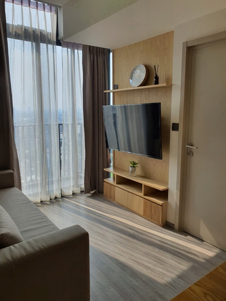 For SaleCondoOnnut, Udomsuk : 🔥 For sale!! Duplex room with river view 🔥 The Line Sukhumvit 101 Duplex room size 52 sq m., extended, built-in throughout the room, King Size bed