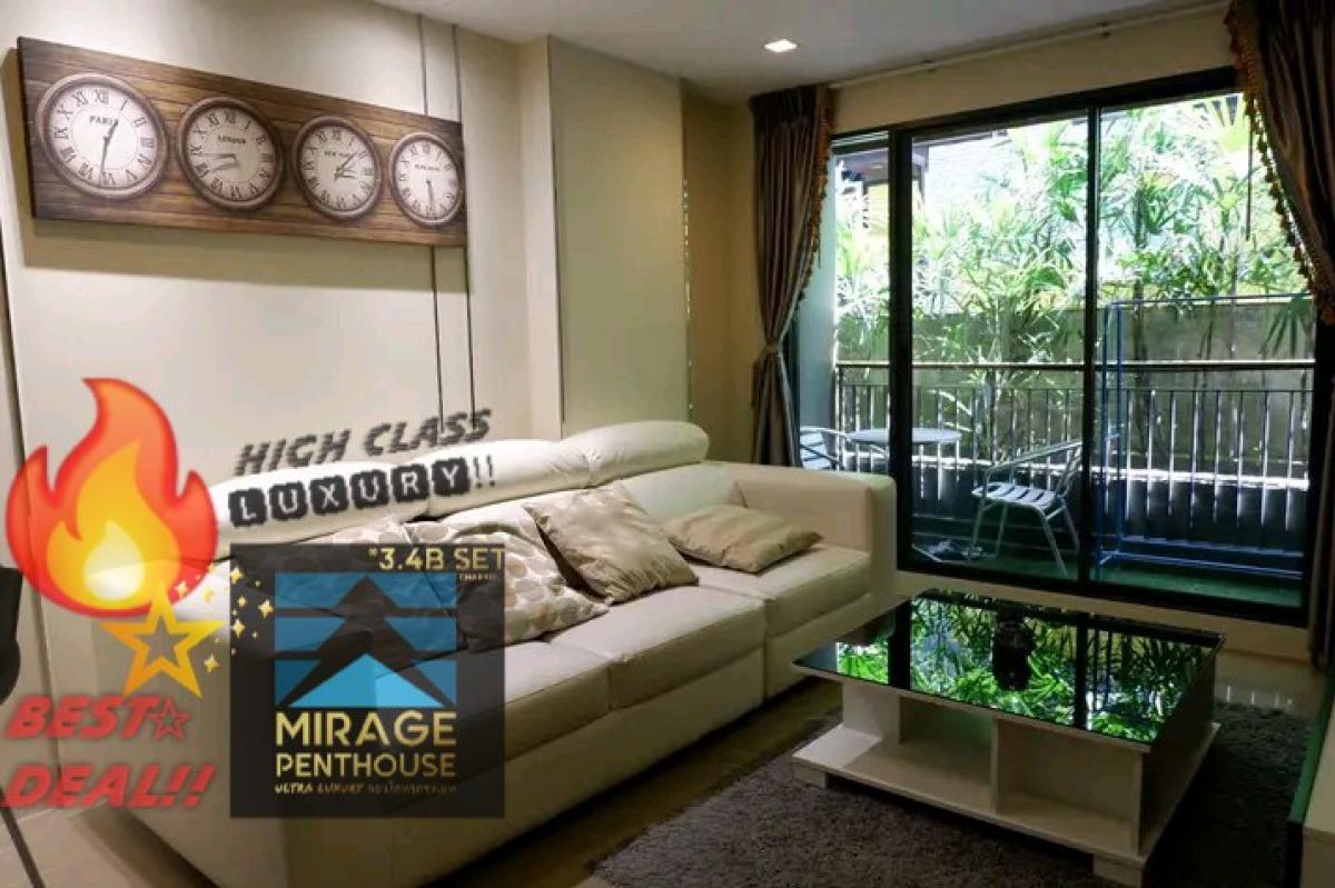 For RentCondoSukhumvit, Asoke, Thonglor : 🔥👑🅻🆄🆇🆄🆁🆈!!👑RARE!!👑 Rare special room, beautifully decorated🎆!!🏦👑 LUXURY👑 Luxurious room✨ Very beautiful view🎆✨ Fully furnished!!✨🔥🔥🎯【🆁🅴🅽🆃For rent】🎯MIRAGE 27✅1🅱ED1✅ 50 sqm. 2nd floor🌊 (#BTS#CBD📌)🔥✨LINE:miragecondo✅Fully Furnished