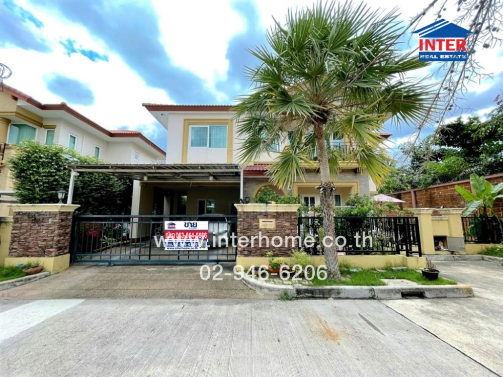 For SaleHouseBang kae, Phetkasem : 2-storey detached house, 59.7 sq.w., Laddarom Elegance Village, Wongwaen-Sathorn, Soi Kanchanaphisek 5/7, Petchkasem Road, Bang Khae District, Bangkok