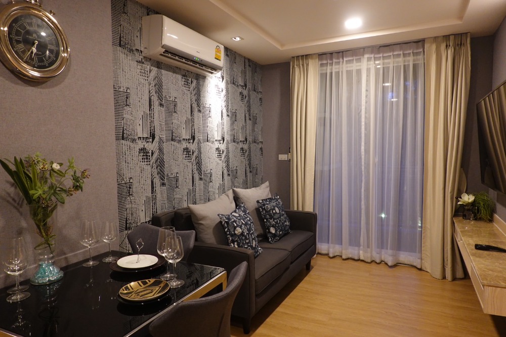 For RentCondoOnnut, Udomsuk : 🏢Condo for rent The Light New York 2 bedrooms, 2 bathrooms, 52 sq m., fully furnished, beautifully decorated, ready to move in, free shuttle service to and from BTS Punnawithi Station, Sukhumvit 64/62, Bang Chak, Phra Khanong, On Nut, Udom Suk, Ekkamai, P