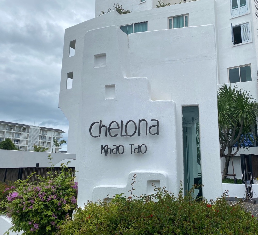 For SaleCondoHuahin, Prachuap Khiri Khan, Pran Buri : Condo for sale, Chelona Khao Tao, Hua Hin, beachfront, 2 bedrooms, 2 bathrooms, 74 square meters, free transfer fee