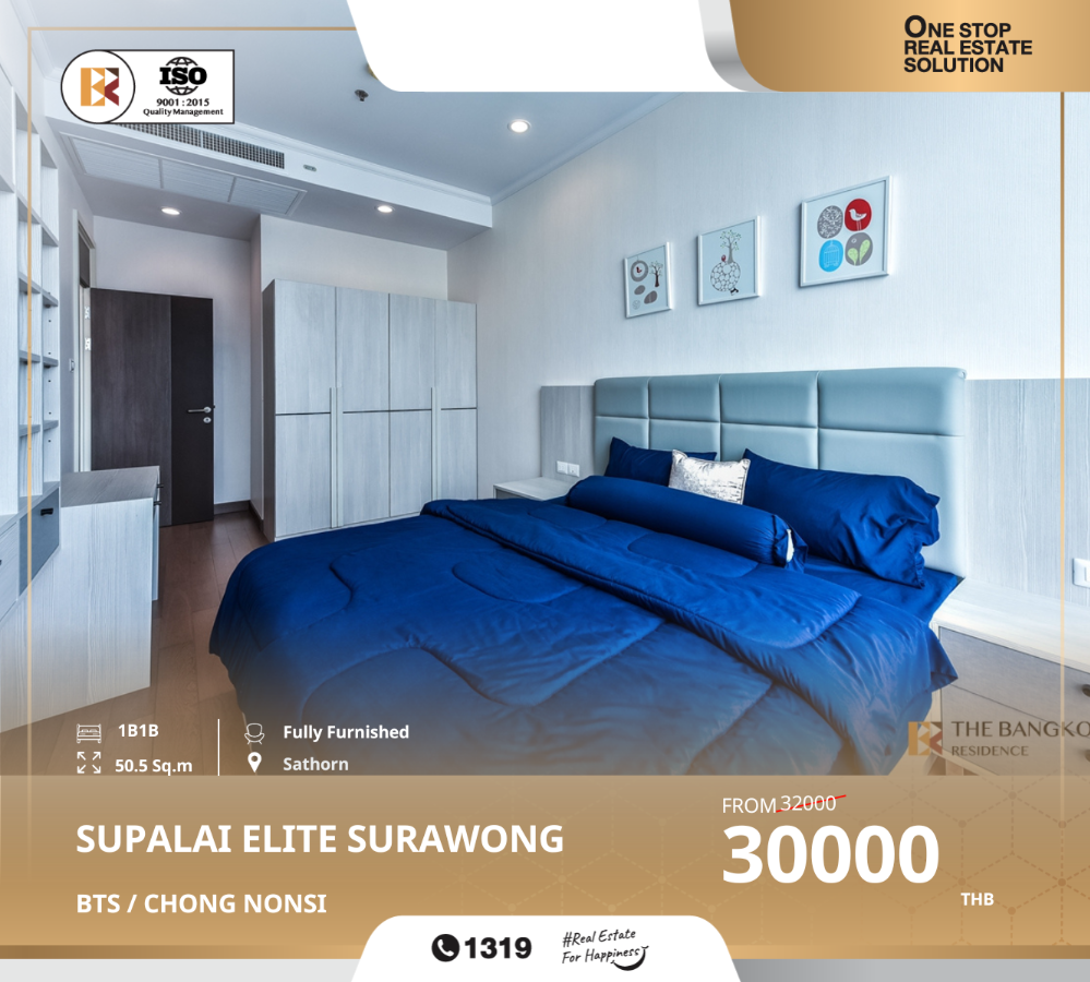 For RentCondoSilom, Saladaeng, Bangrak : Great rental price at supalai elite surawong, near bts