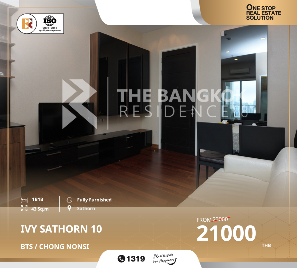 For RentCondoSathorn, Narathiwat : The perfect location, ivy sathorn 10, near bts chong nonsi