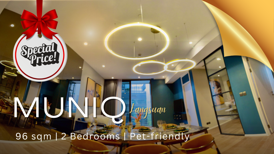 For SaleCondoWitthayu, Chidlom, Langsuan, Ploenchit : ✨ **Discounted Price Alert!** ✨   🏙️ **For Sale**: **Muniq Langsuan** Luxury Condo